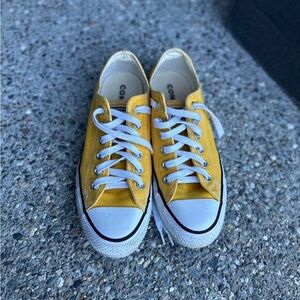Converse Yellow Low-Top Sneakers